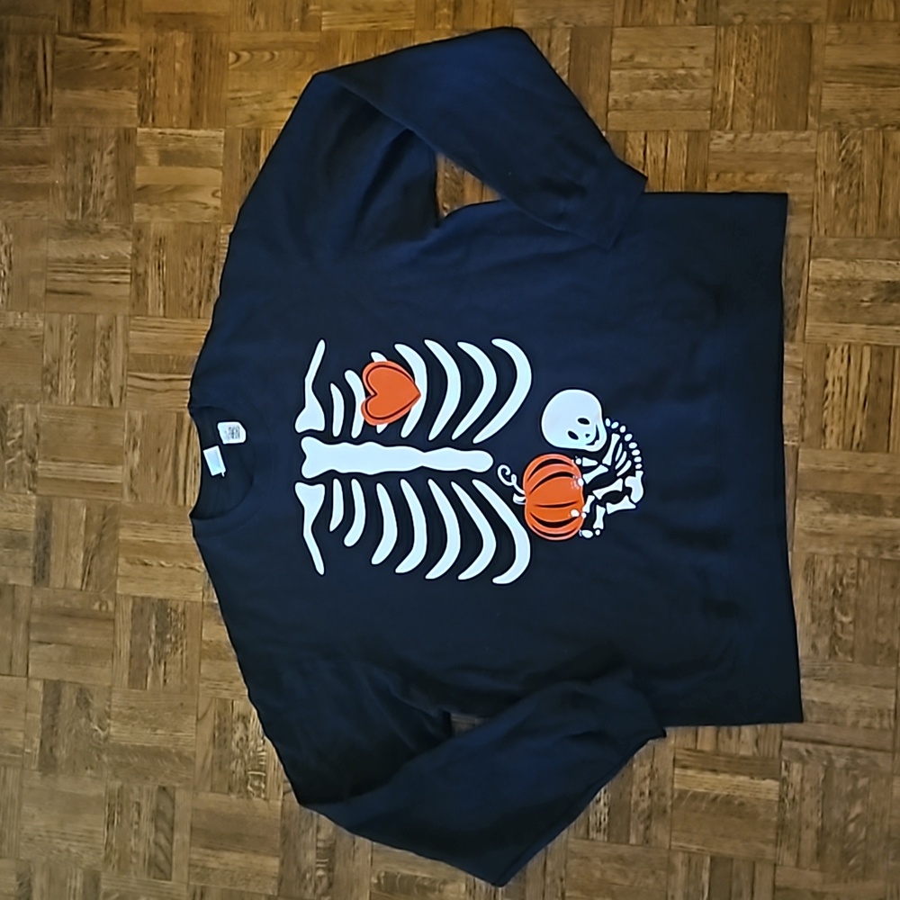 Halloween Sweatshirt Pregnant/Maternity